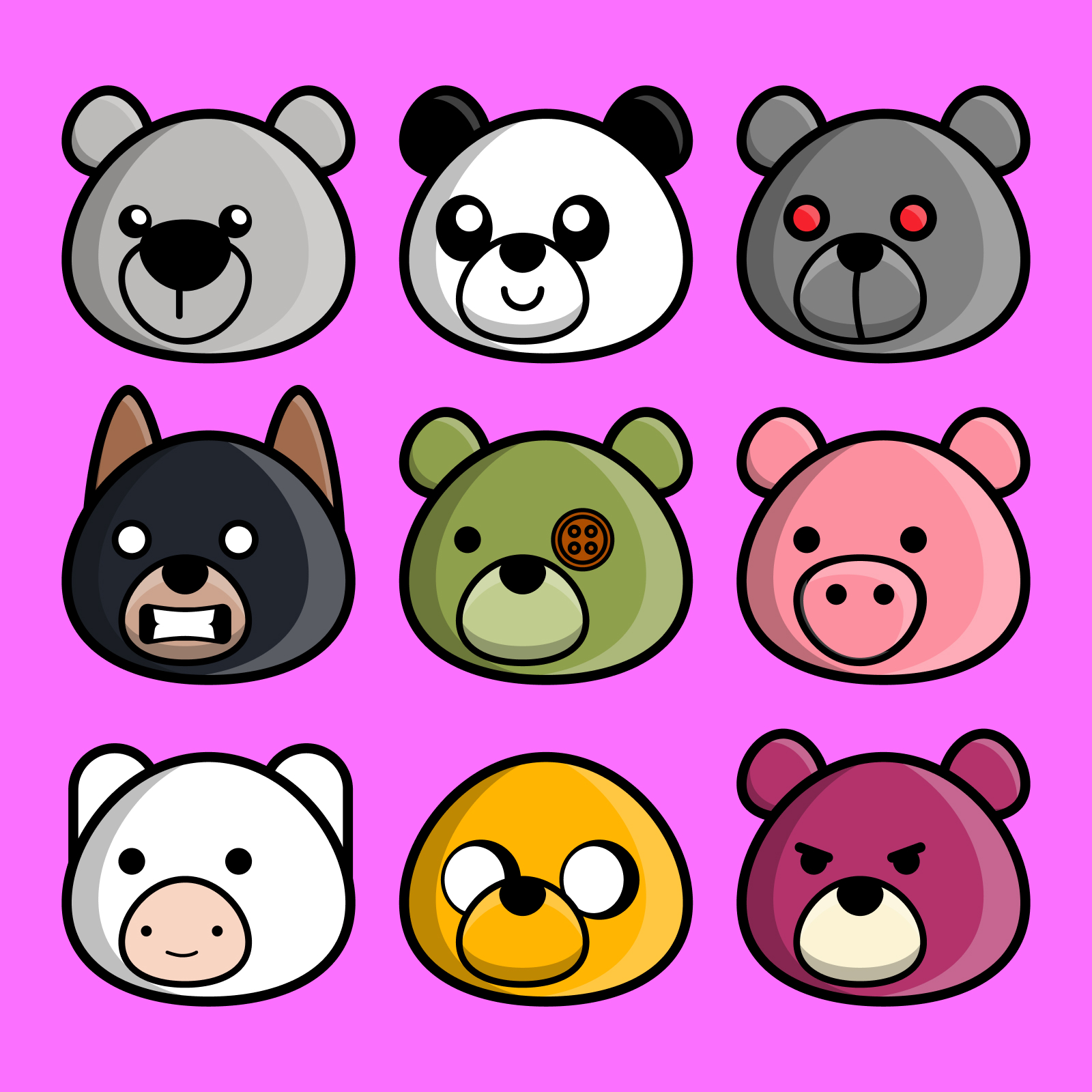 Bears Character Creator